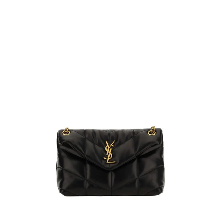 Black Lamb Ovis Aries Aries Shoulder Bag Saint Laurent