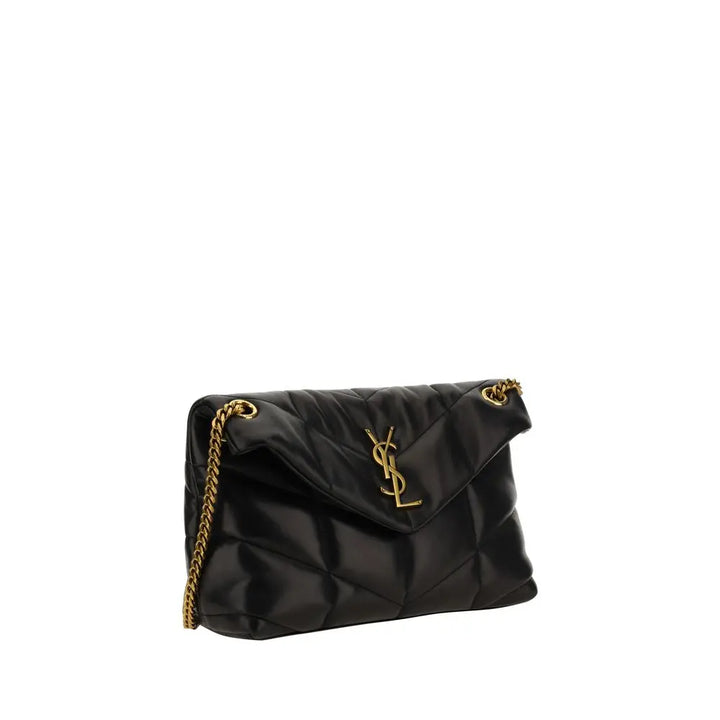 Black Lamb Ovis Aries Aries Shoulder Bag Saint Laurent