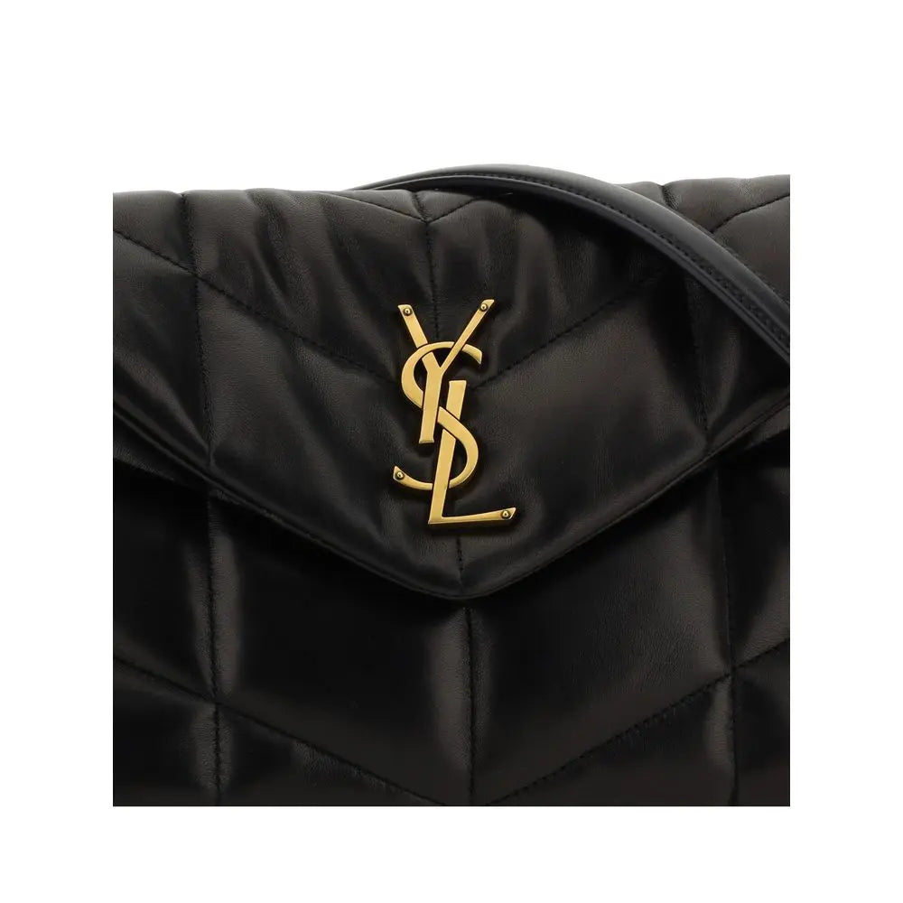 Black Lamb Ovis Aries Aries Shoulder Bag Saint Laurent