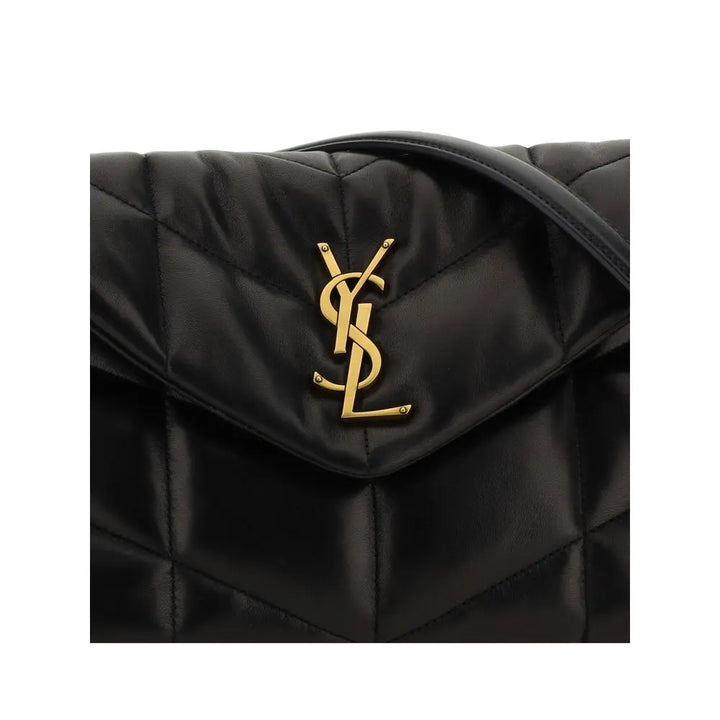 Black Lamb Ovis Aries Aries Shoulder Bag Saint Laurent