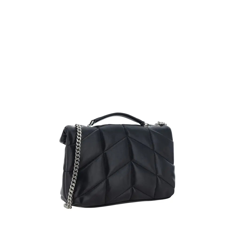 Black Lamb Ovis Aries Aries Shoulder Bag Saint Laurent