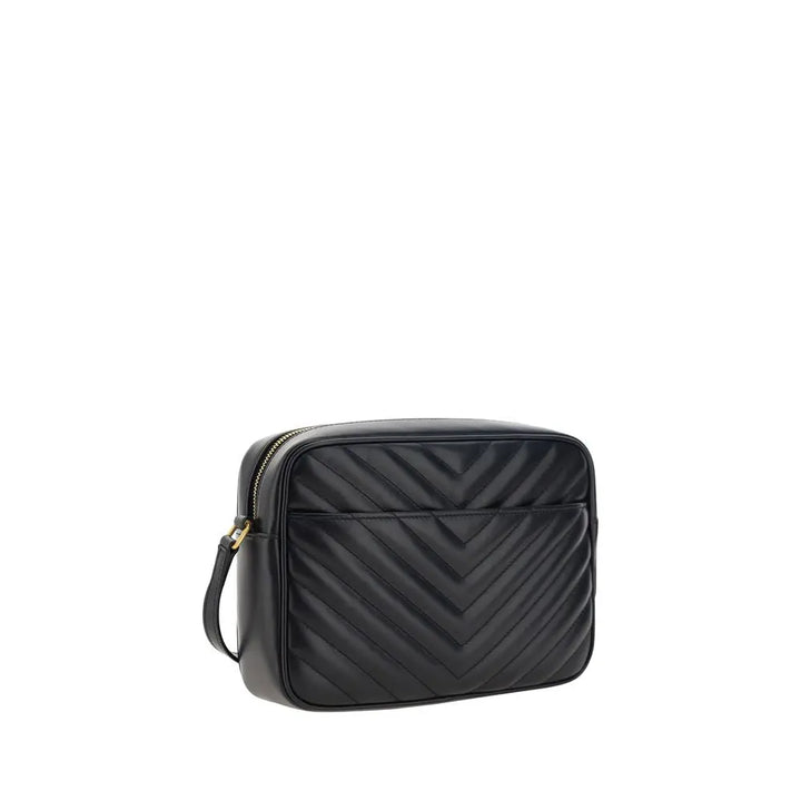 Black Calf Leather Bos Taurus Shoulder Bag Saint Laurent