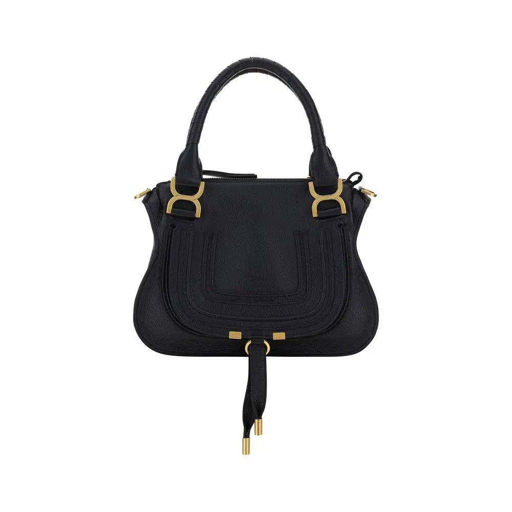 Black Calf Leather Bos Taurus Shoulder Bag Chloé