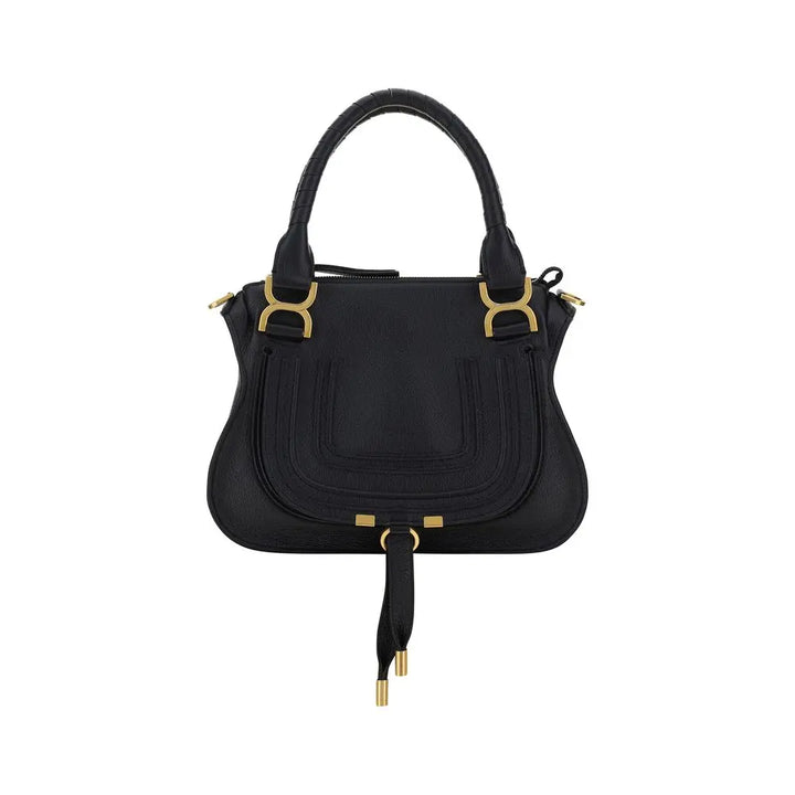 Black Calf Leather Bos Taurus Shoulder Bag Chloé