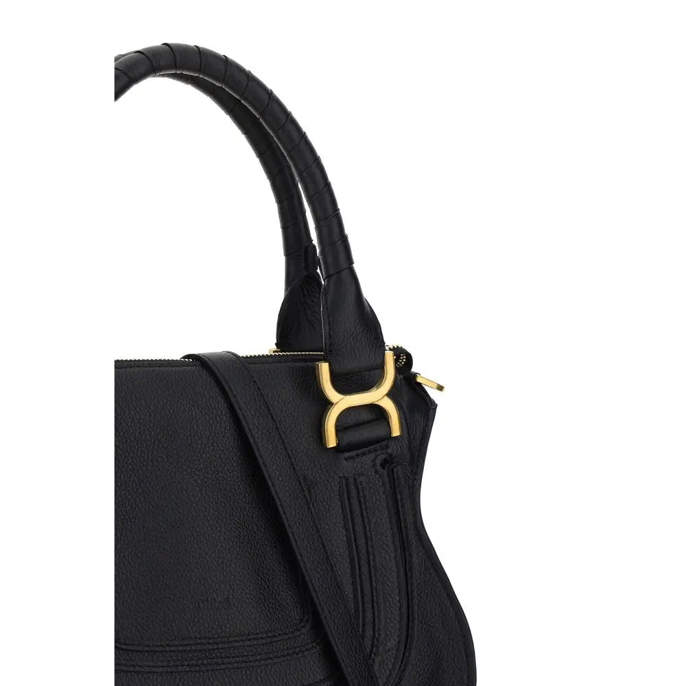 Black Calf Leather Bos Taurus Shoulder Bag Chloé