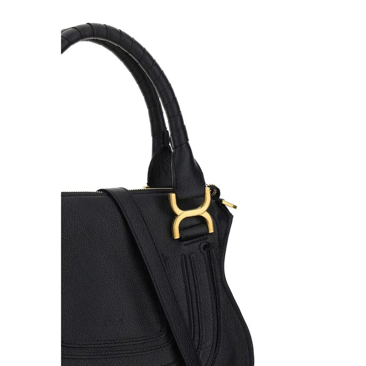 Black Calf Leather Bos Taurus Shoulder Bag Chloé