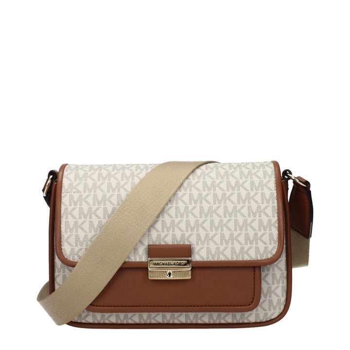 Beige Fabric Crossbody Bag Michael Kors