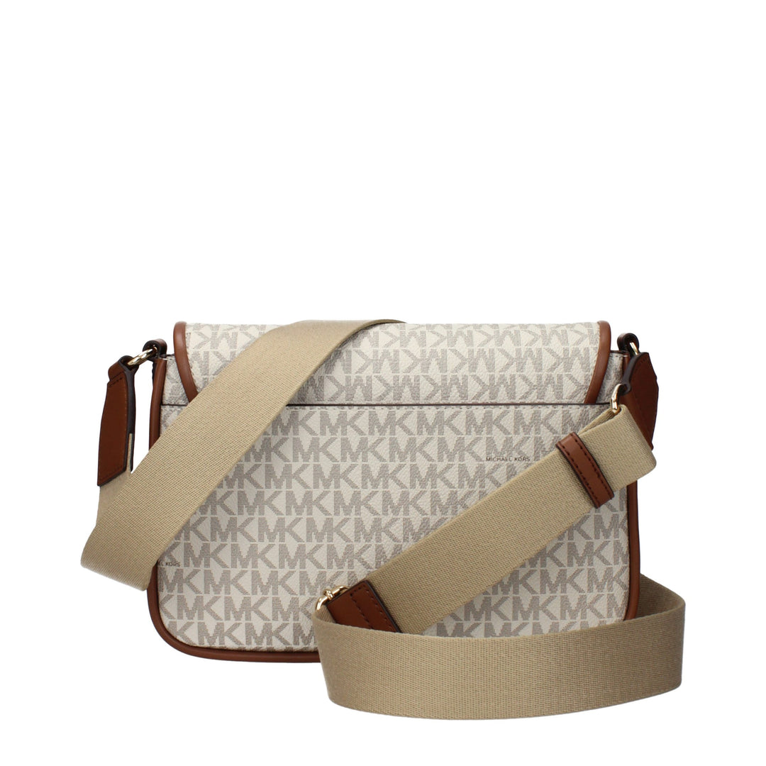 Beige Fabric Crossbody Bag Michael Kors
