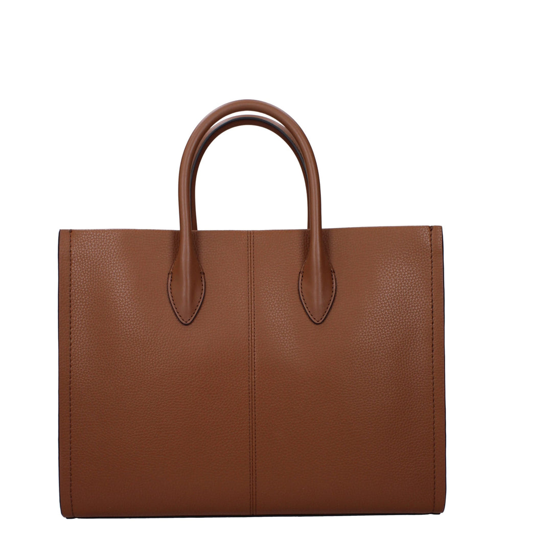 Brown Leather Handbag Michael Kors