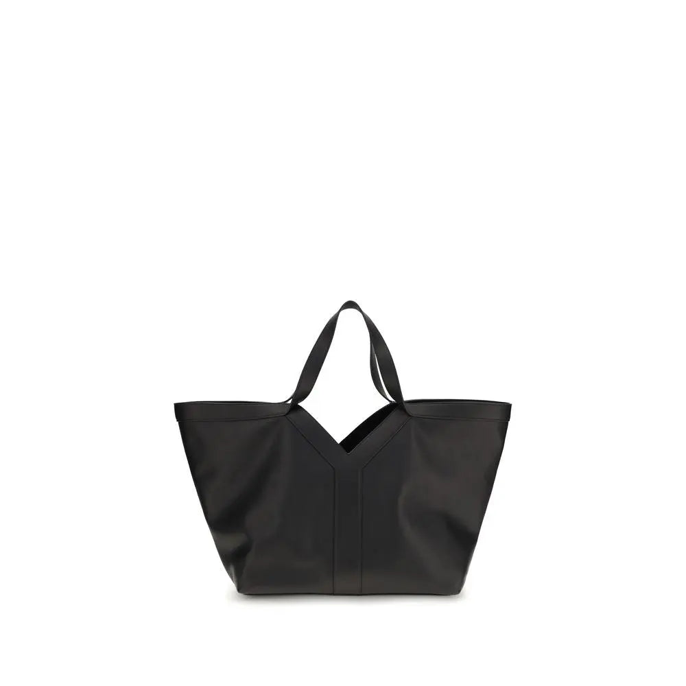 Black Calf Leather Bos Taurus Shoulder Bag Saint Laurent