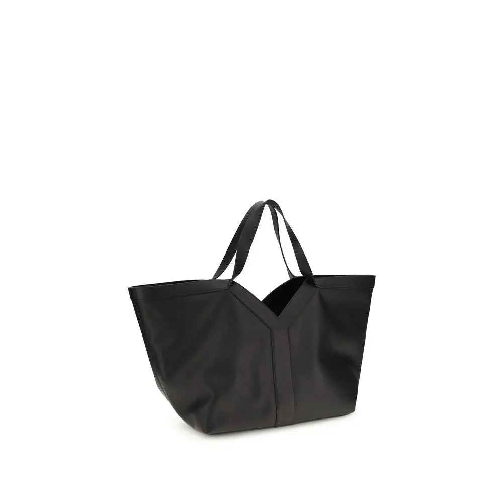 Black Calf Leather Bos Taurus Shoulder Bag Saint Laurent