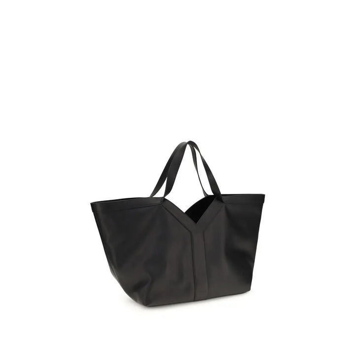 Black Calf Leather Bos Taurus Shoulder Bag Saint Laurent