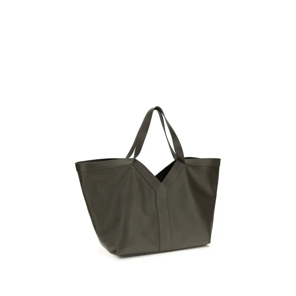 Bicolor Calf Leather Bos Taurus Shoulder Bag Saint Laurent