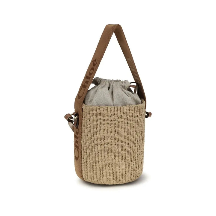 Beige Raffia Backet Bag Chloé