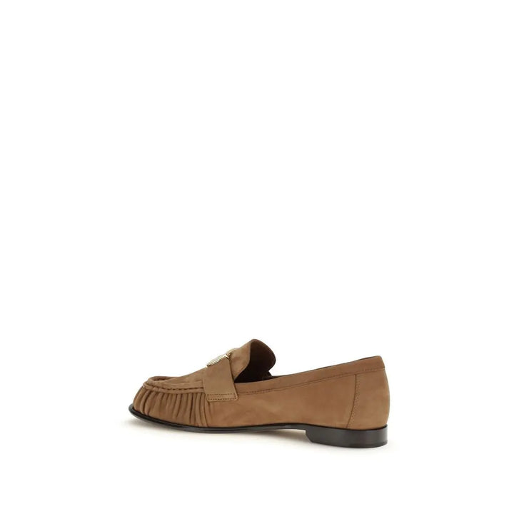 Brown Calf Leather Bos Taurus Slip-On Loafers Fendi