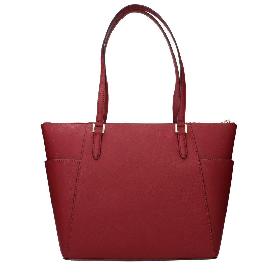 Red Leather Shoulder Bag Michael Kors