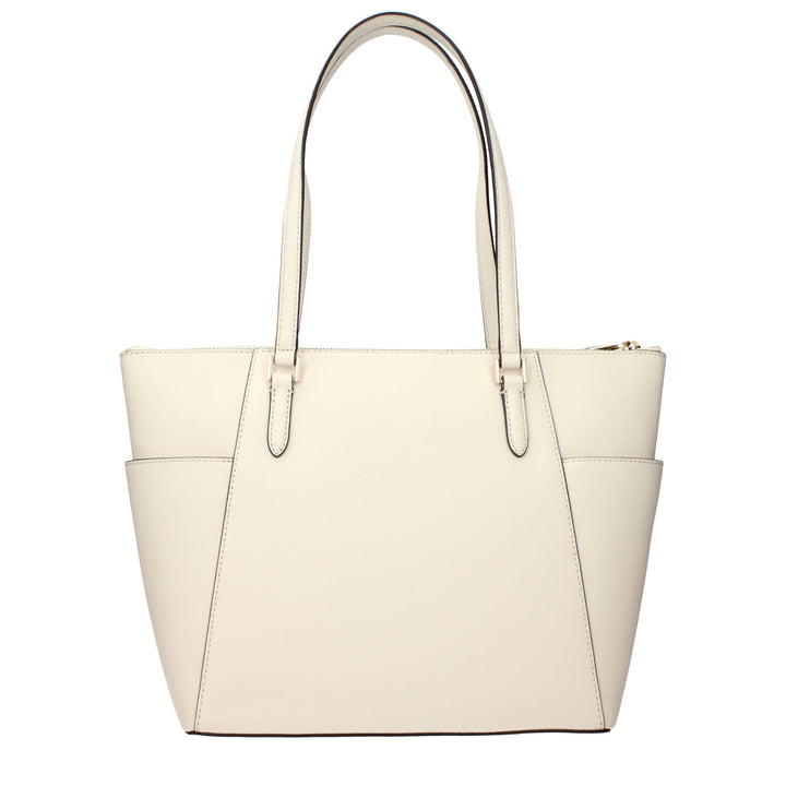 Beige Leather Shoulder Bag Michael Kors