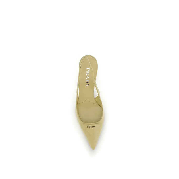 Bicolor Calf Leather Bos Taurus High Heel Pumps Prada