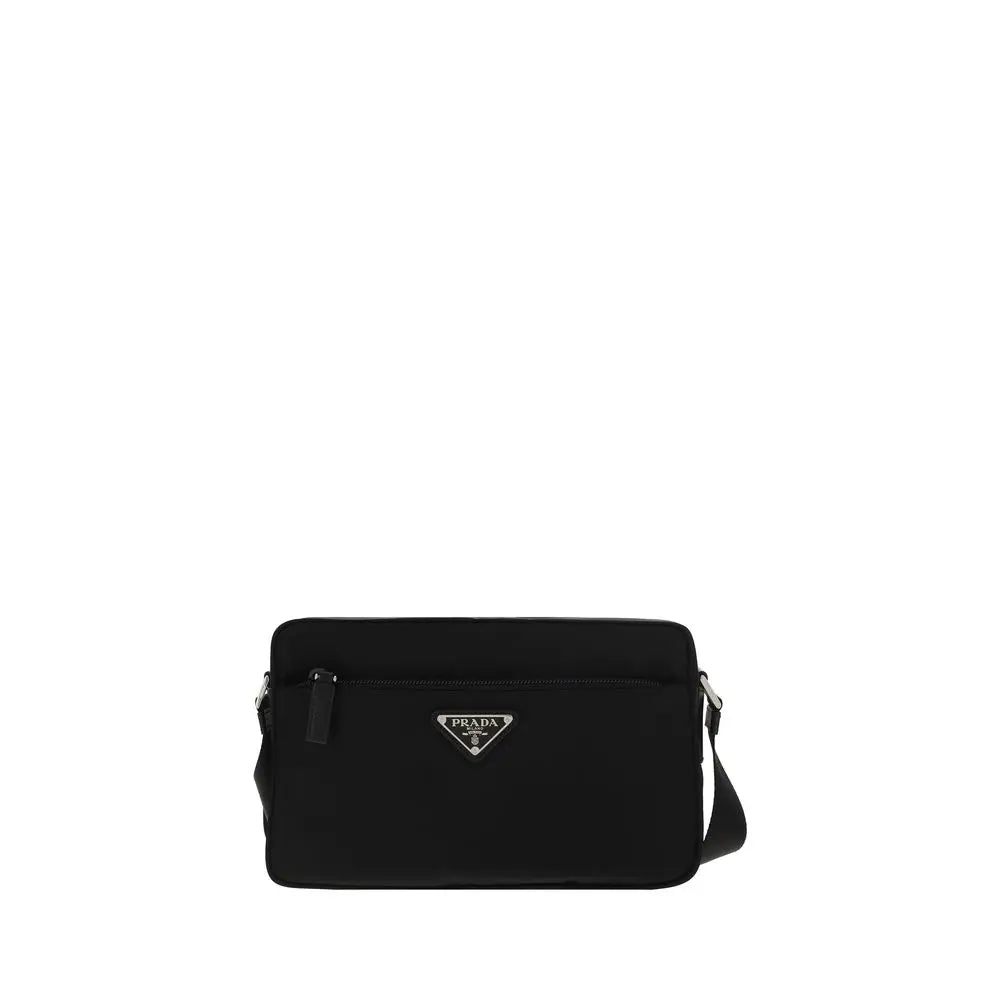 Black Nylon Shoulder Bag Prada