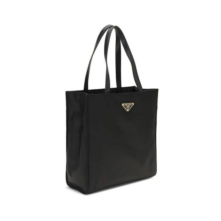 Black Recycled Polyamide Shoulder Bag Prada