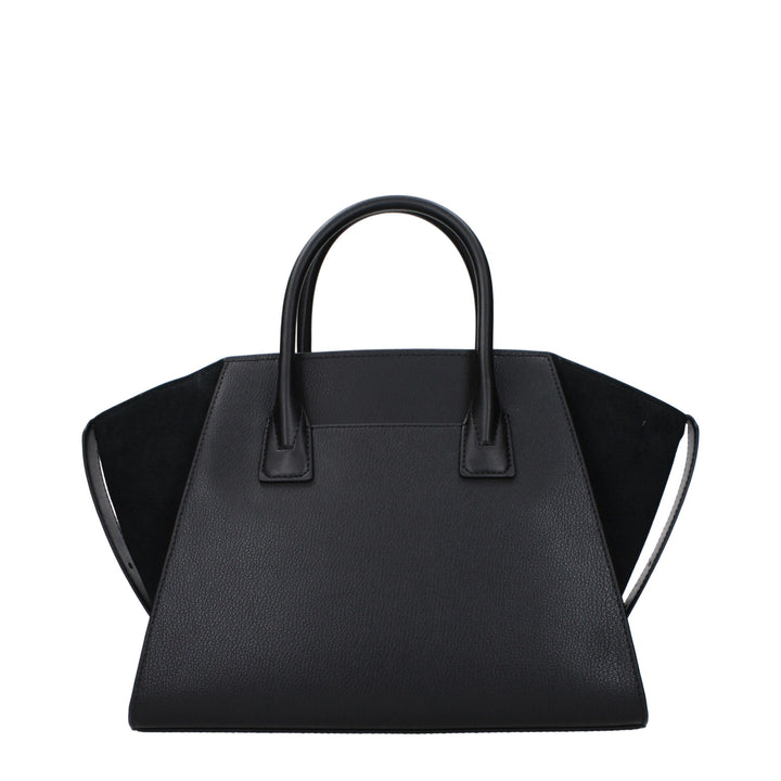 Black Leather Handbag Michael Kors
