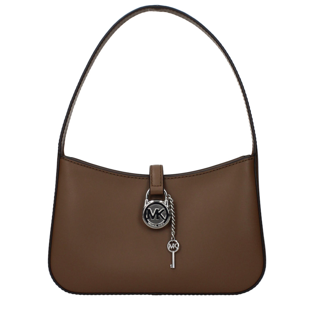 Brown Leather Handbag Michael Kors