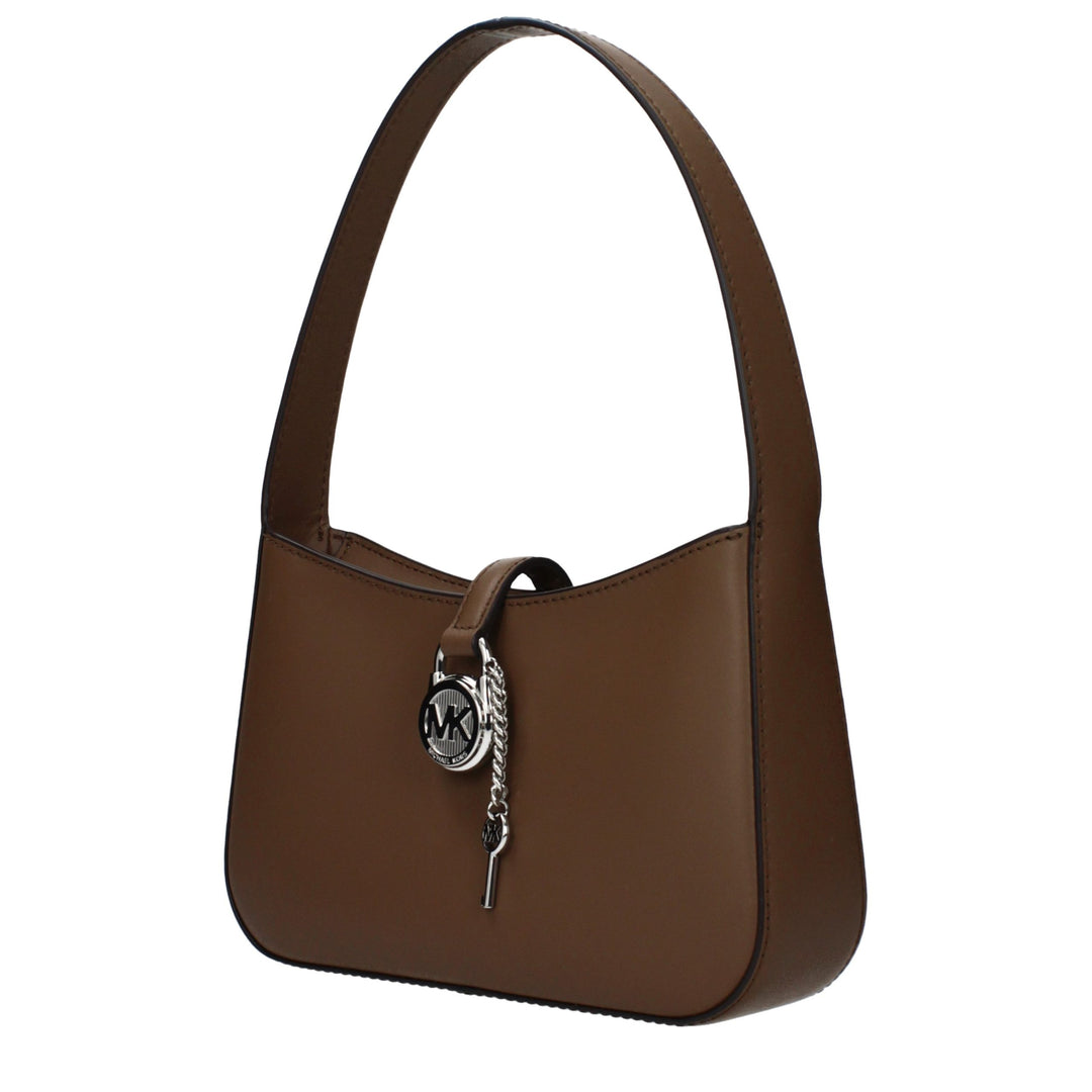 Brown Leather Handbag Michael Kors
