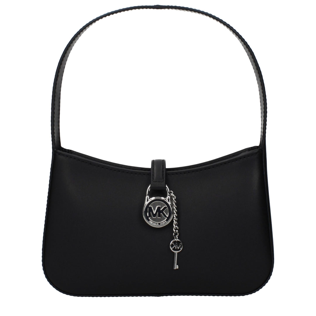 Black Leather Handbag Michael Kors