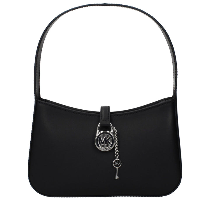 Black Leather Handbag Michael Kors