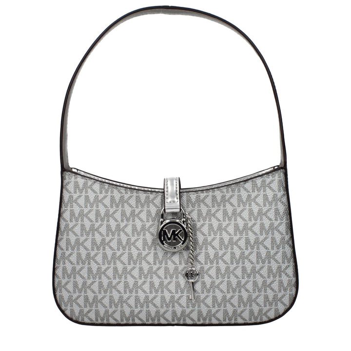 Gray Fabric Handbag Michael Kors