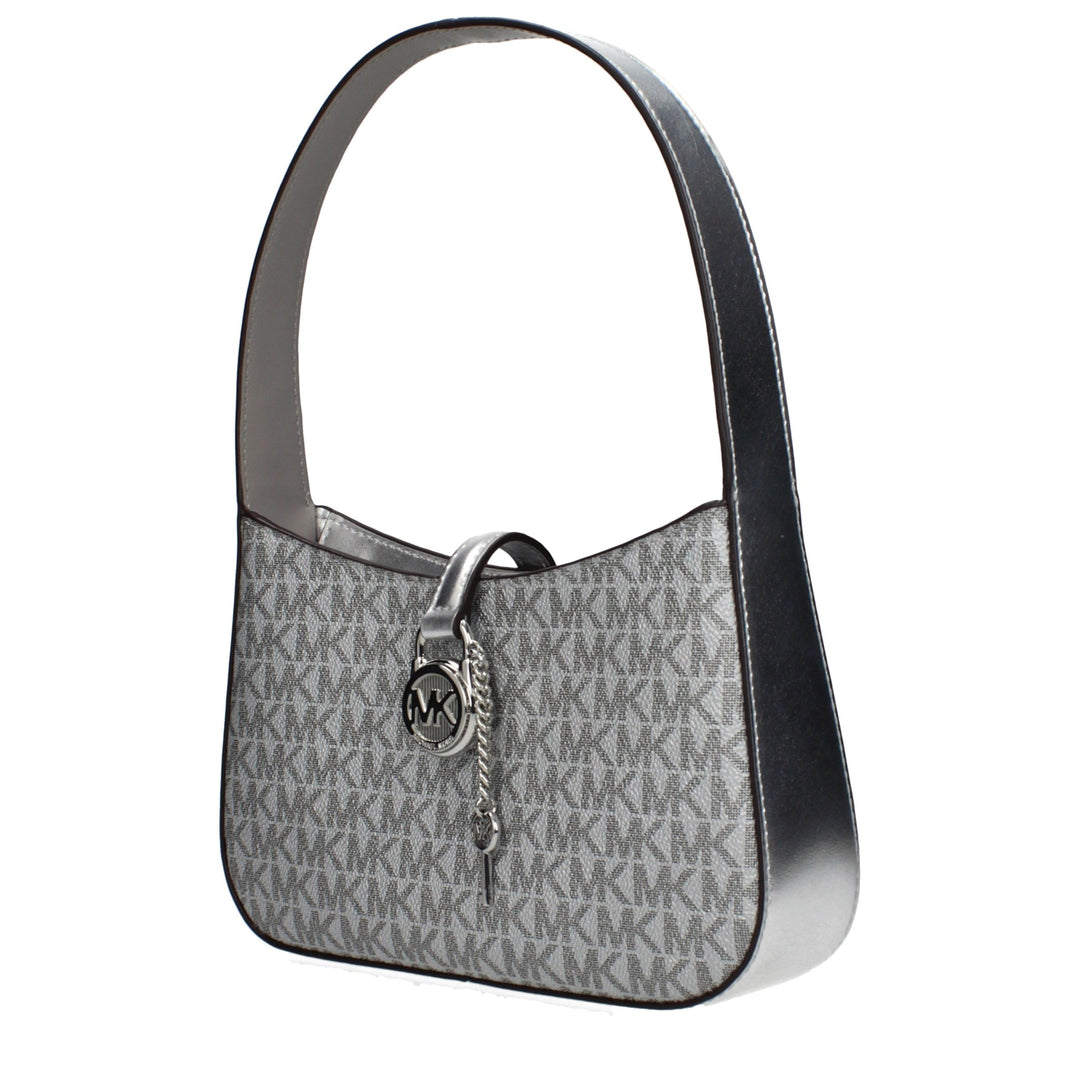 Gray Fabric Handbag Michael Kors