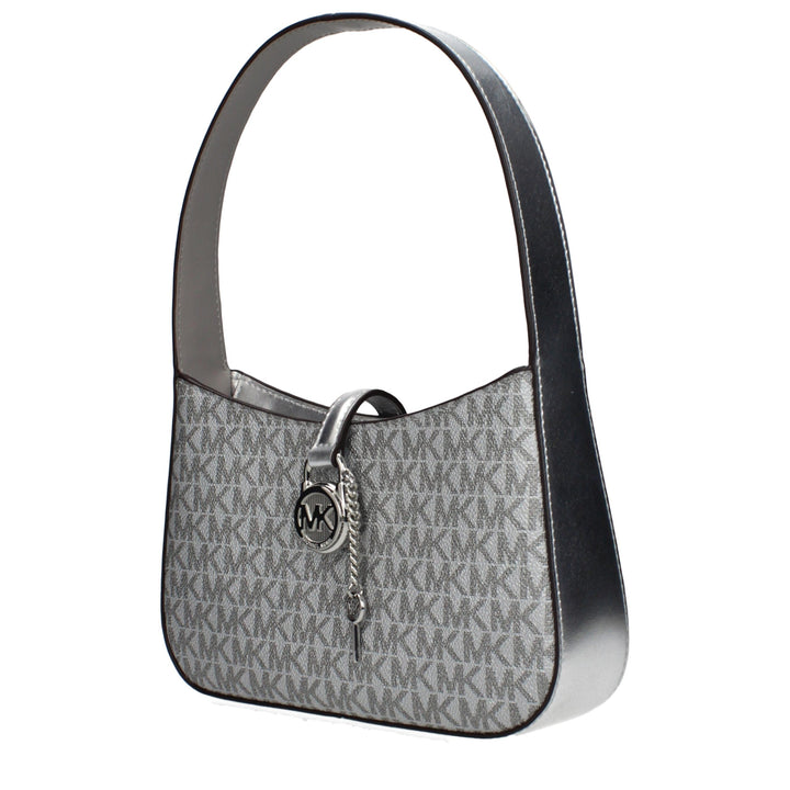 Gray Fabric Handbag Michael Kors