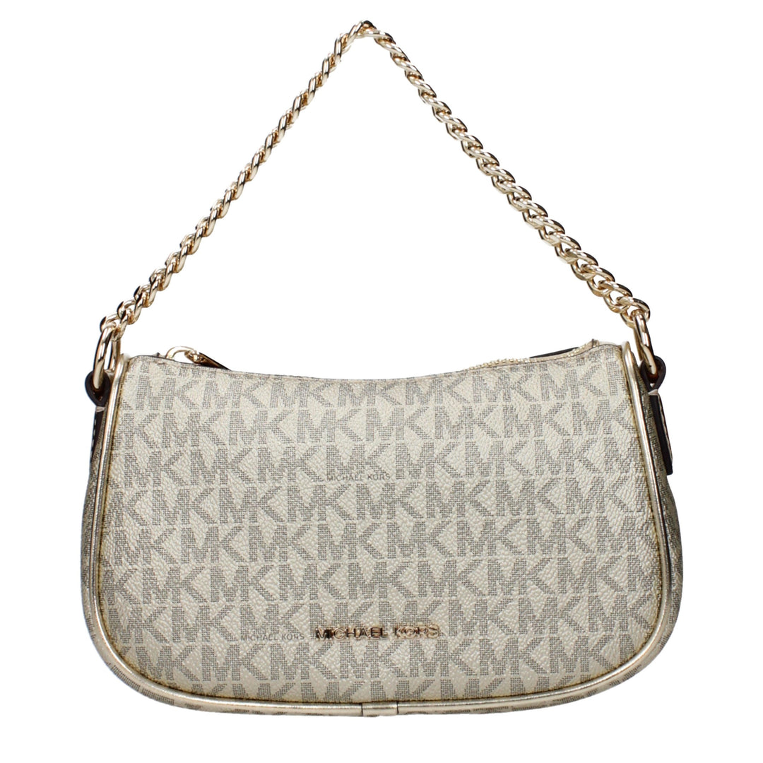 Gold Fabric Handbag Michael Kors