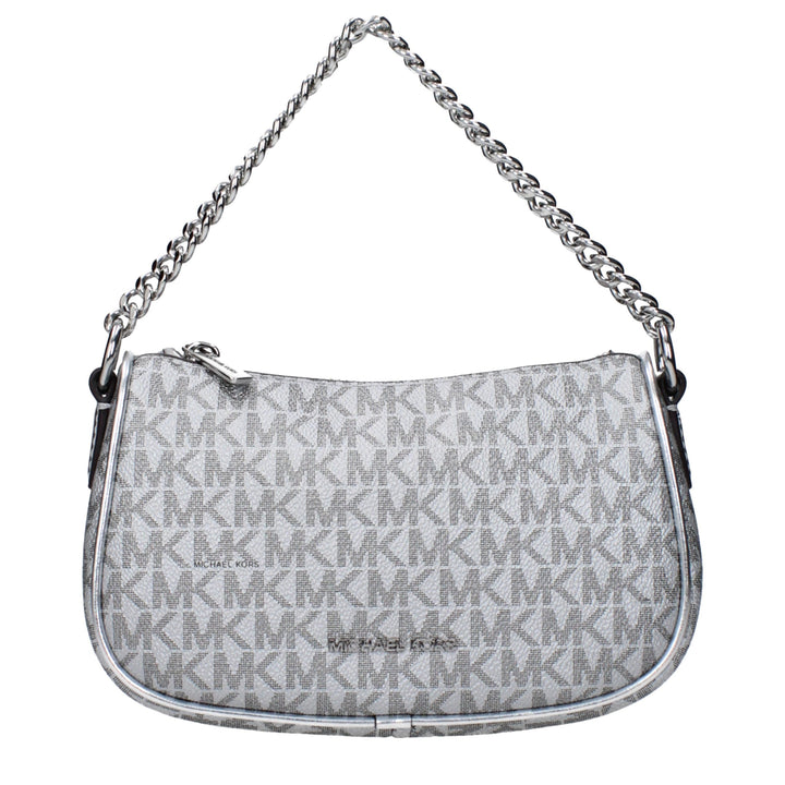 Gray Fabric Handbag Michael Kors