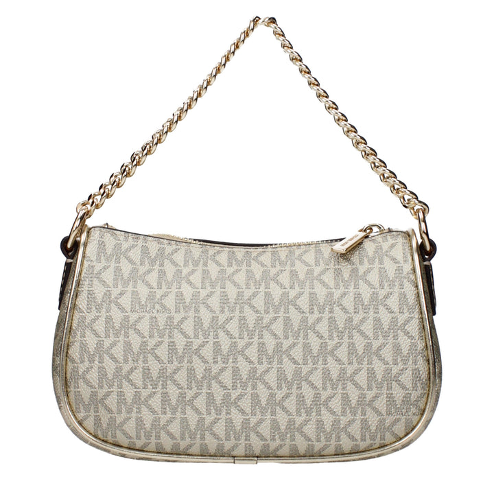 Gold Fabric Handbag Michael Kors
