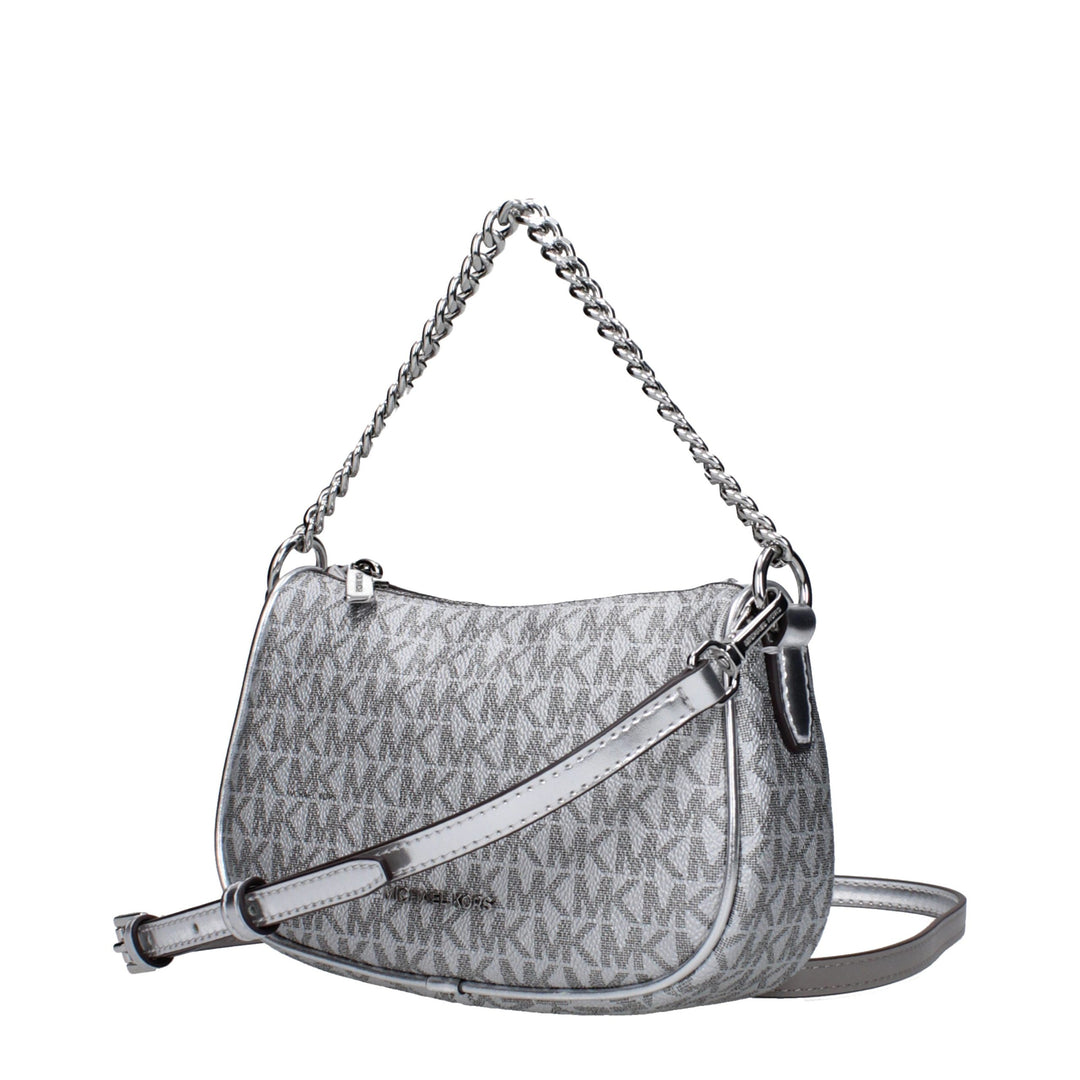 Gray Fabric Handbag Michael Kors