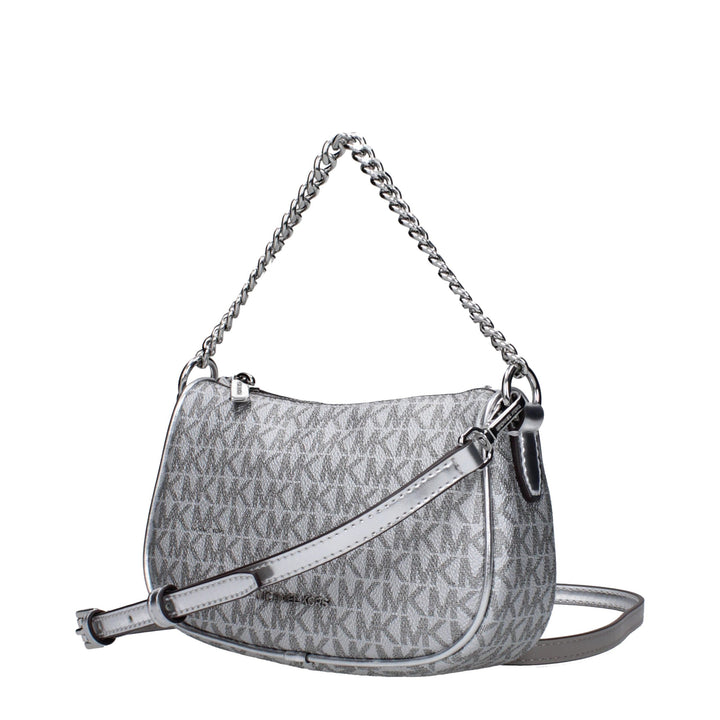 Gray Fabric Handbag Michael Kors