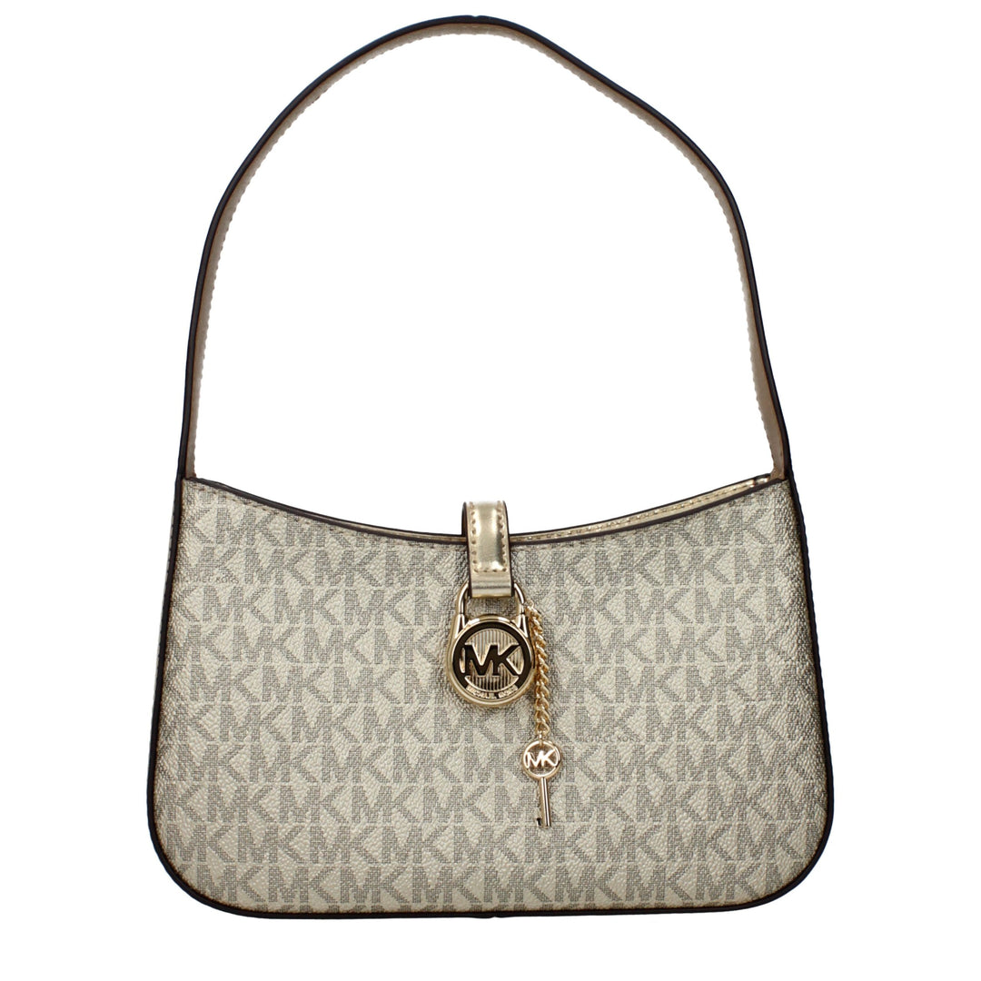Gold Fabric Handbag Michael Kors