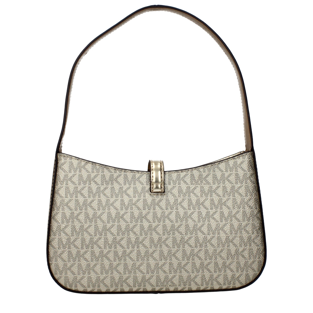 Gold Fabric Handbag Michael Kors
