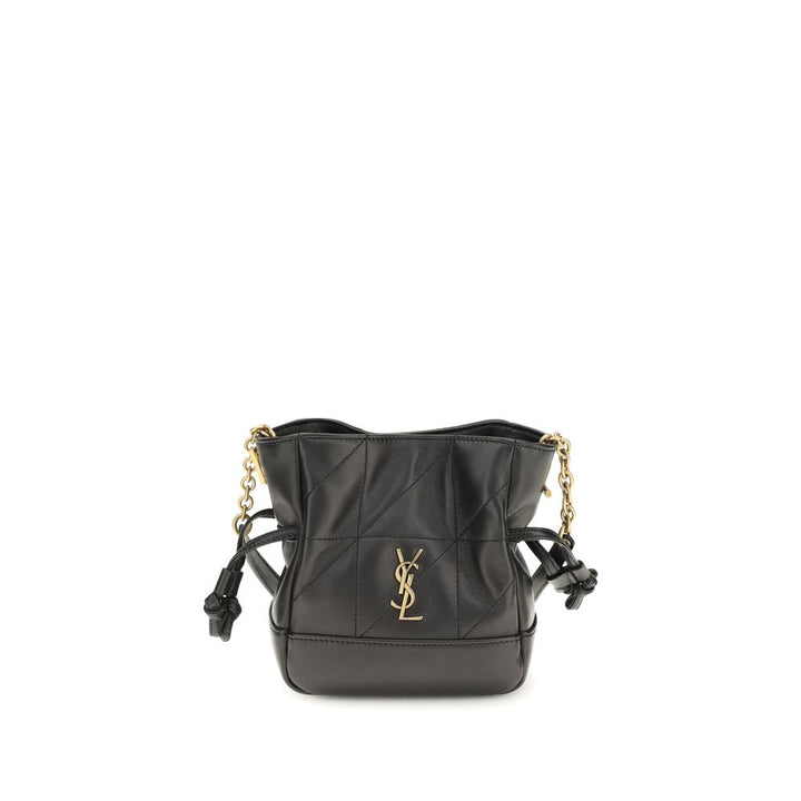 Black Lamb Ovis Aries Aries Shoulder Bag Saint Laurent