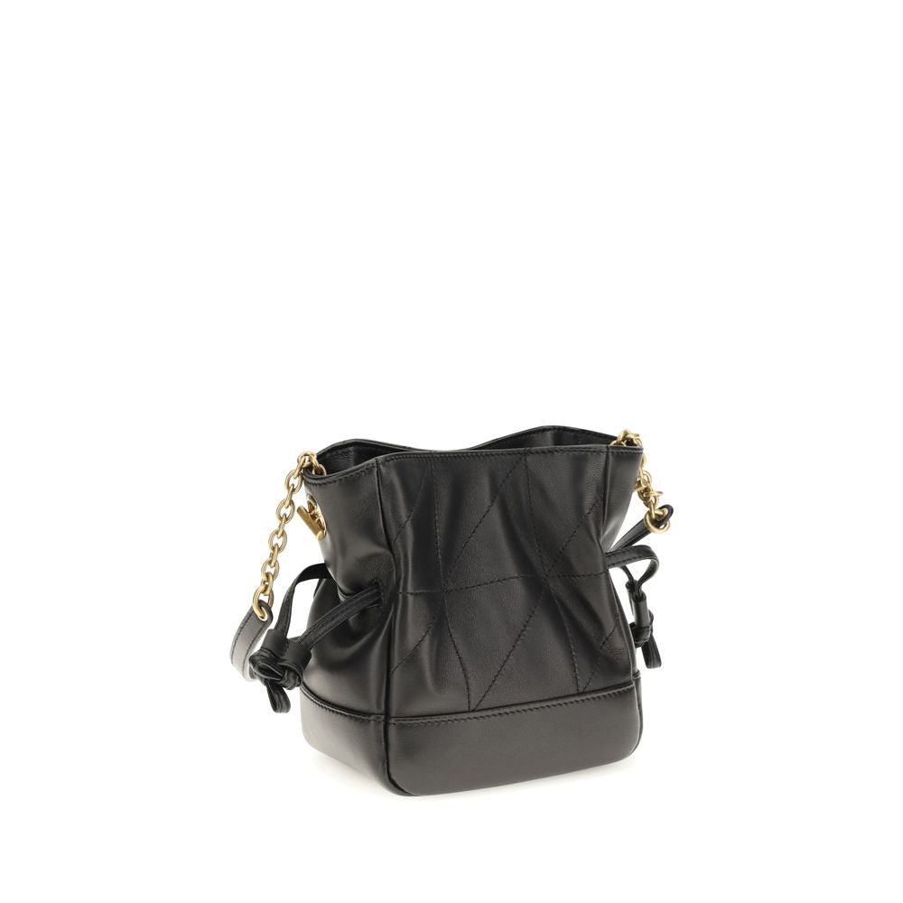 Black Lamb Ovis Aries Aries Shoulder Bag Saint Laurent