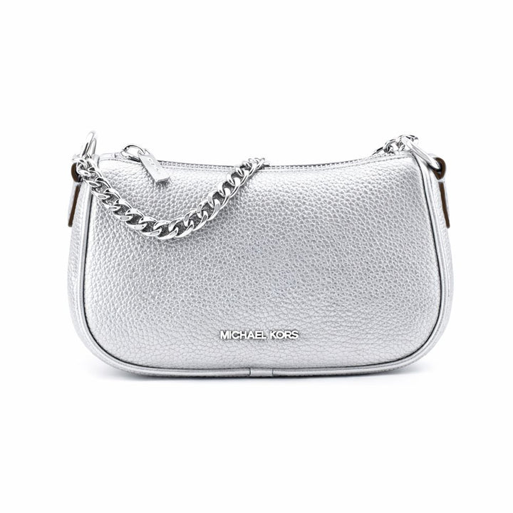 Gray Leather Shoulder Bag Michael Kors