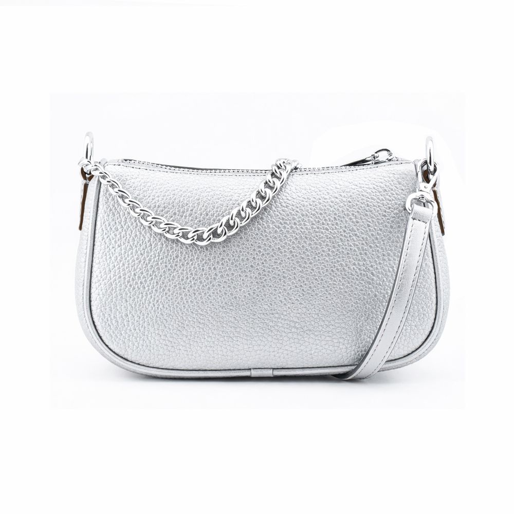 Gray Leather Shoulder Bag Michael Kors