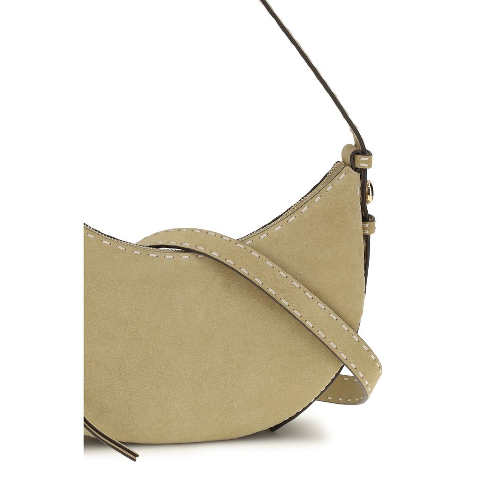 Beige Calf Leather Bos Taurus Shoulder Bag Tory Burch