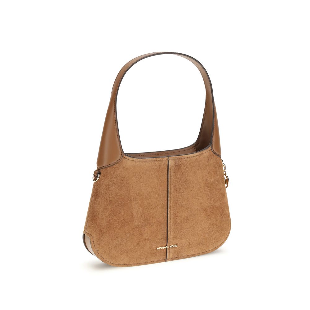 Beige Calf Leather Bos Taurus Shoulder Bag Michael Kors