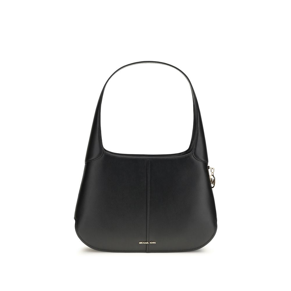 Black Calf Leather Bos Taurus Shoulder Bag Michael Kors