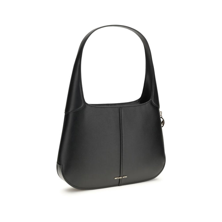 Black Calf Leather Bos Taurus Shoulder Bag Michael Kors