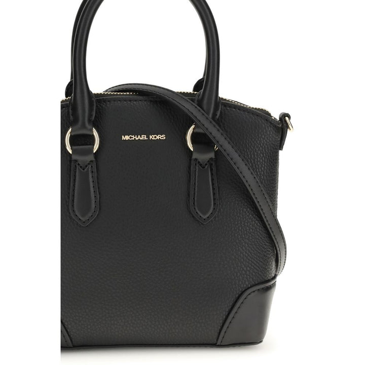 Black Calf Leather Bos Taurus Handbag Michael Kors