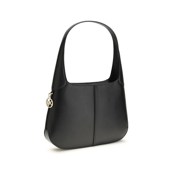 Black Calf Leather Bos Taurus Shoulder Bag Michael Kors