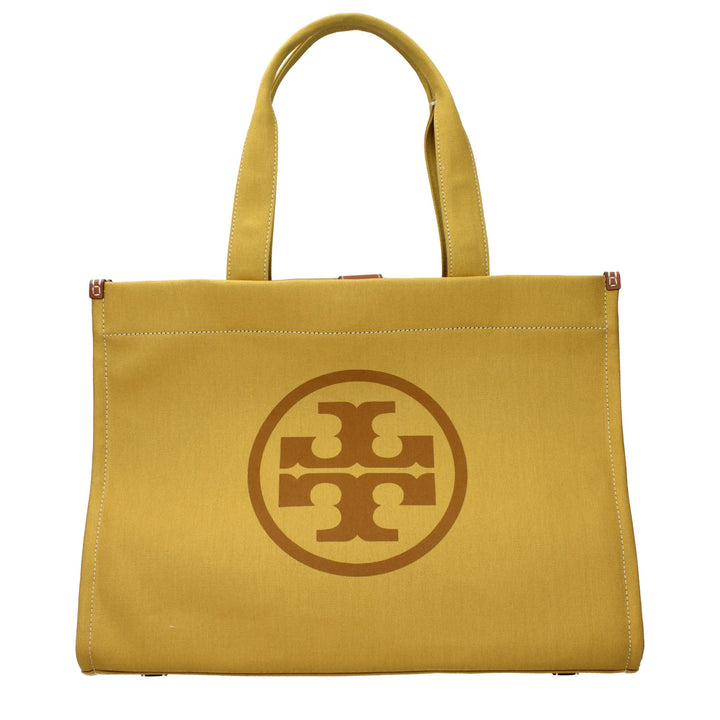 Yellow Fabric Shoulder Bag Tory Burch